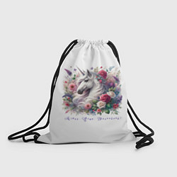 Рюкзак-мешок Мечтай цвети вдохновляй, цвет: 3D-принт