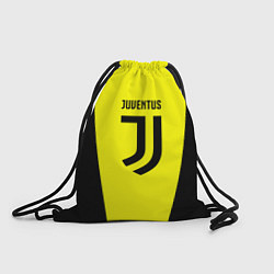 Рюкзак-мешок Juventus sport geometry yellow, цвет: 3D-принт