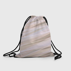 Рюкзак-мешок Бежевый абстрактные полосы, цвет: 3D-принт