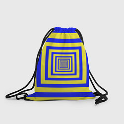 Рюкзак-мешок Квадраты уходящие в даль, цвет: 3D-принт
