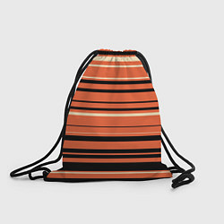 Рюкзак-мешок Оранжевый полосами, цвет: 3D-принт