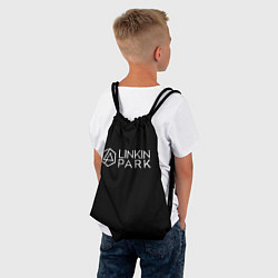 Рюкзак-мешок Linkin parrk logo chester, цвет: 3D-принт — фото 2