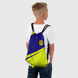 Рюкзак-мешок Borussia logo geometry, цвет: 3D-принт — фото 2