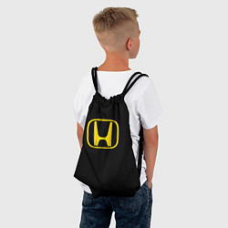Рюкзак-мешок Honda yellow, цвет: 3D-принт — фото 2