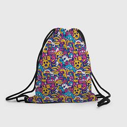 Рюкзак-мешок Привидения весёлые, цвет: 3D-принт
