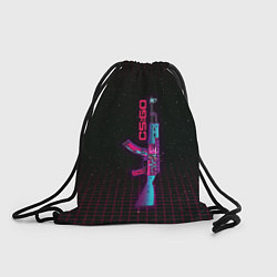 Рюкзак-мешок AK-47 Neon Rider - CS:GO, цвет: 3D-принт