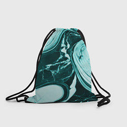 Мешок для обуви Бирюзовый мрамор