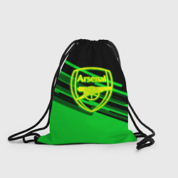 Мешок для обуви Arsenal geometry line green