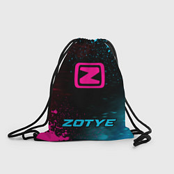 Рюкзак-мешок Zotye - neon gradient по-центру, цвет: 3D-принт