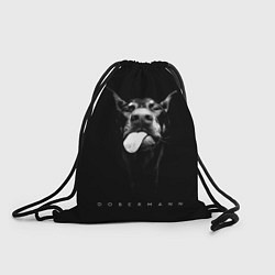 Рюкзак-мешок Dobermann head, цвет: 3D-принт