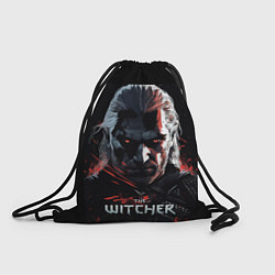 Рюкзак-мешок The Witcher dark style, цвет: 3D-принт