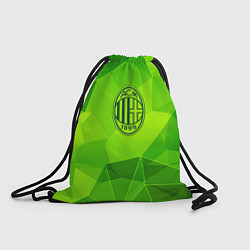 Рюкзак-мешок AC Milan green poly, цвет: 3D-принт