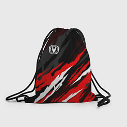 Рюкзак-мешок Changan - красные языки, цвет: 3D-принт