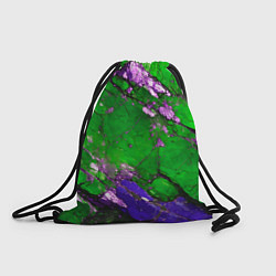 Рюкзак-мешок A purple mineral in a green stone, цвет: 3D-принт