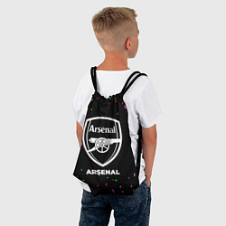 Рюкзак-мешок Arsenal конфети, цвет: 3D-принт — фото 2