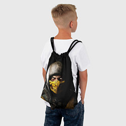 Рюкзак-мешок Mortal kombat Scorpion - кто следующий, цвет: 3D-принт — фото 2