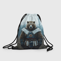 Рюкзак-мешок Воин русский медведь, цвет: 3D-принт