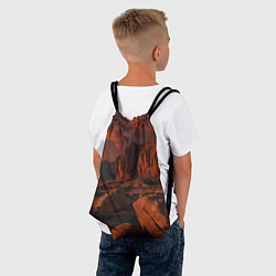 Рюкзак-мешок Ночной каньон, цвет: 3D-принт — фото 2
