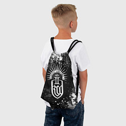 Рюкзак-мешок Kingdom come 2 - белые брызги, цвет: 3D-принт — фото 2