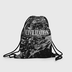 Рюкзак-мешок Civilization - global strategy, цвет: 3D-принт