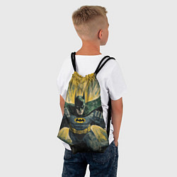Рюкзак-мешок Бэтмен с поднятыми кулаками, цвет: 3D-принт — фото 2