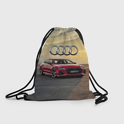Мешок для обуви Audi RS 7 на закате солнца