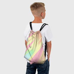 Рюкзак-мешок Нежный розовый абстрактный, цвет: 3D-принт — фото 2