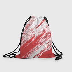 Мешок для обуви The color is white and red