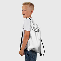 Рюкзак-мешок Geely white poly, цвет: 3D-принт — фото 2