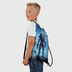 Рюкзак-мешок Mass Effect - ai art fantasy, цвет: 3D-принт — фото 2