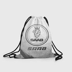 Рюкзак-мешок Saab - white gradient, цвет: 3D-принт