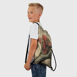 Рюкзак-мешок Человек-паук готов спасать мир, цвет: 3D-принт — фото 2