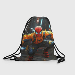 Рюкзак-мешок Человек паук бежит, цвет: 3D-принт
