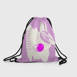 Рюкзак-мешок Вишневый коллаж, цвет: 3D-принт