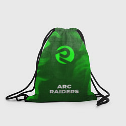 Рюкзак-мешок ARC Raiders - green gradient по-центру, цвет: 3D-принт