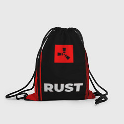 Рюкзак-мешок Rust - red gradient по-центру, цвет: 3D-принт
