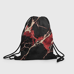 Мешок для обуви Красно-черная потертая текстура