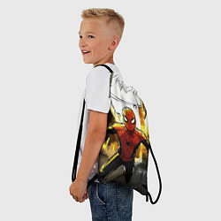 Рюкзак-мешок Бегущий человек - паук, цвет: 3D-принт — фото 2