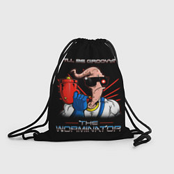 Рюкзак-мешок Jim - worminator, цвет: 3D-принт