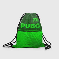 Рюкзак-мешок PUBG - green gradient посередине, цвет: 3D-принт