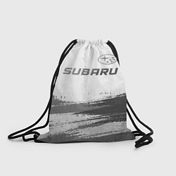 Рюкзак-мешок Subaru - white gradient посередине, цвет: 3D-принт