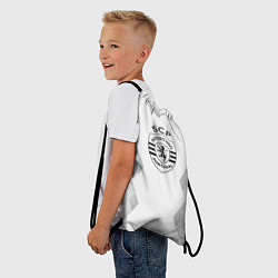 Рюкзак-мешок Sporting white poly, цвет: 3D-принт — фото 2