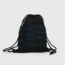 Мешок для обуви Color blue black strip