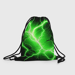 Рюкзак-мешок Color green black, цвет: 3D-принт