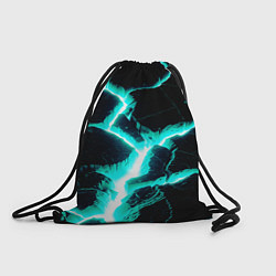 Рюкзак-мешок Color light blue black, цвет: 3D-принт