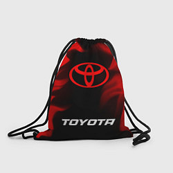 Рюкзак-мешок Toyota - red gradient по-центру, цвет: 3D-принт