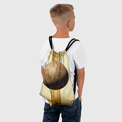 Рюкзак-мешок Ядро для талкания на бежевом, цвет: 3D-принт — фото 2