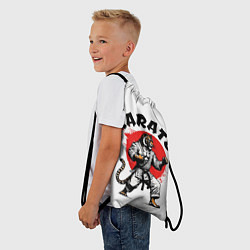 Рюкзак-мешок Shotokan karate do - tiger, цвет: 3D-принт — фото 2