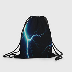 Рюкзак-мешок Lightning light blue, цвет: 3D-принт