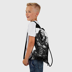 Рюкзак-мешок Doom gue dark ages, цвет: 3D-принт — фото 2